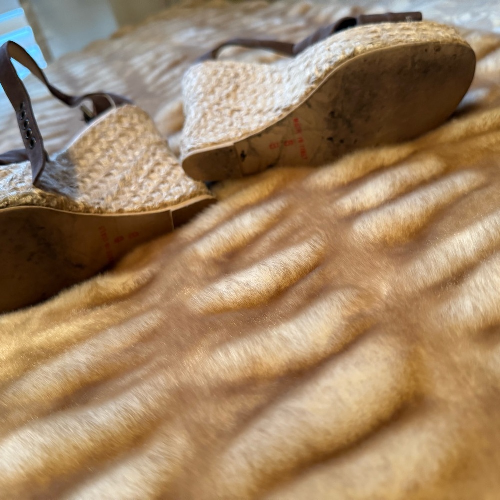 Vintage Michael Kors Brown Wedge Sandals - Picture 6 of 7